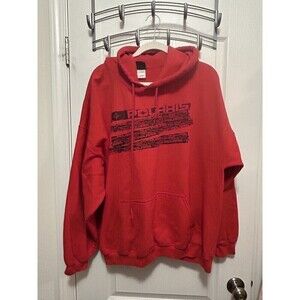 VINTAGE Pure Polaris Hoodie Sweatshirt Adult Men’s 2XL Red Logo Racing Pullover